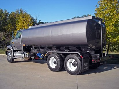 An oil truck.