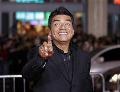 Cast member Lopez gestures at the premiere of "Valentine's Day" at the Grauman's Chinese theatre in Hollywood Cast member Lopez gestures at the premiere of "Valentine's Day" at the Grauman's Chinese theatre in Hollywood