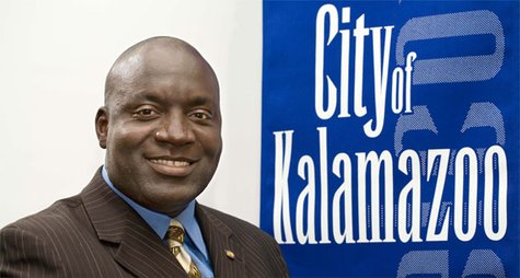 Kalamazoo Mayor Bobby Hopewell in a stock image. Kalamazoo Mayor Bobby Hopewell in a stock image.