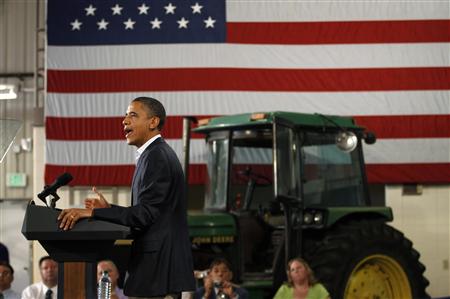 U.S. President Obama delivers remarks at a Rural Economic Forum in Peosta U.S. President Obama delivers remarks at a Rural Economic Forum in Peosta
