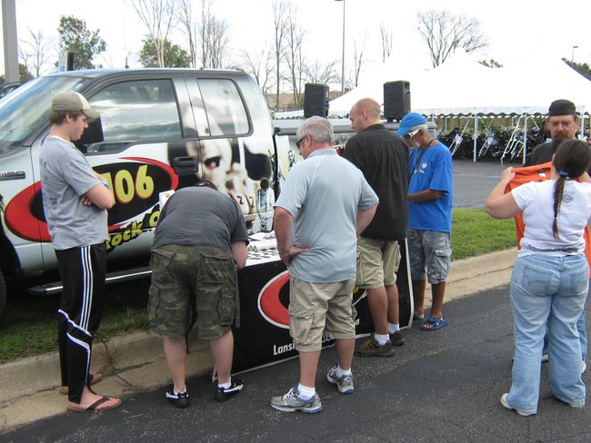 Q106 invaded Battle Creek Harley Davidson for their August Open House, thanks for stopping by, Rock On!