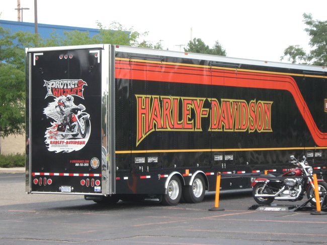 Q106 invaded Battle Creek Harley Davidson for their August Open House, thanks for stopping by, Rock On!