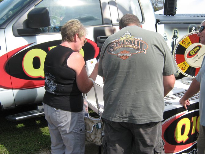 Q106 invaded Battle Creek Harley Davidson for their August Open House, thanks for stopping by, Rock On!