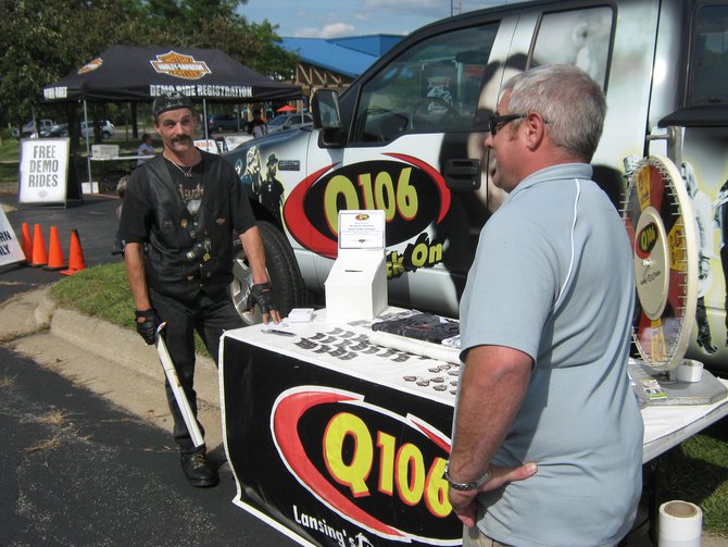 Q106 invaded Battle Creek Harley Davidson for their August Open House, thanks for stopping by, Rock On!