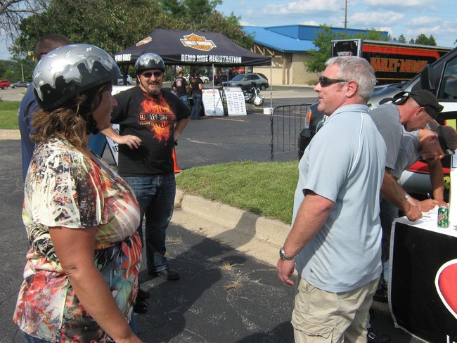 Q106 invaded Battle Creek Harley Davidson for their August Open House, thanks for stopping by, Rock On!