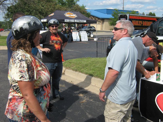 Q106 invaded Battle Creek Harley Davidson for their August Open House, thanks for stopping by, Rock On!