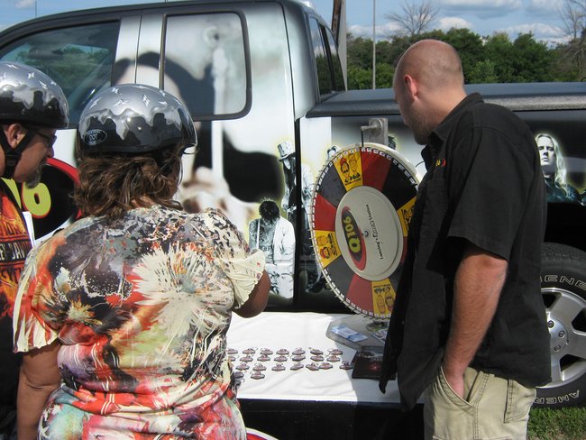 Q106 invaded Battle Creek Harley Davidson for their August Open House, thanks for stopping by, Rock On!