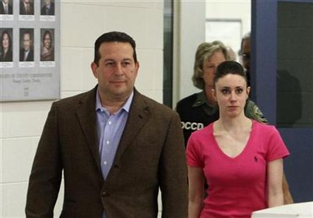 Casey Anthony and her lawyer Jose Baez leave the Orange County Jail in Orlando Casey Anthony and her lawyer Jose Baez leave the Orange County Jail in Orlando