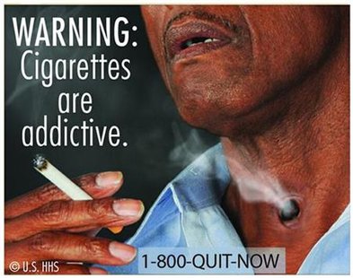 Handout images of new cigarette packaging released by US Food and Drug Administration Handout images of new cigarette packaging released by US Food and Drug Administration