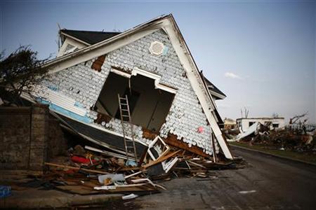 A destroyed home is seen in Joplin, Missouri A destroyed home is seen in Joplin, Missouri