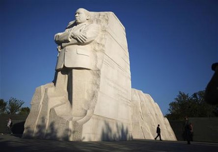 The new Martin Luther King Jr. memorial is shown in Washington The new Martin Luther King Jr. memorial is shown in Washington