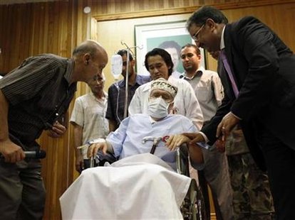 Abdel Basset al-Megrahi sits in a wheelchair in his room at a hospital in Tripoli Abdel Basset al-Megrahi sits in a wheelchair in his room at a hospital in Tripoli