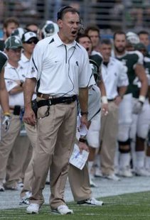 Michigan State Spartans' head coach Mark Dantonio REUTERS Michigan State Spartans' head coach Mark Dantonio REUTERS