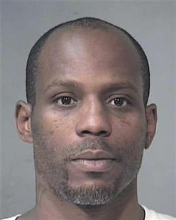 Booking mug shot of rapper DMX in Arizona Booking mug shot of rapper DMX in Arizona