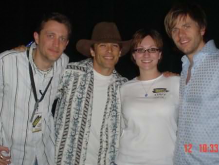 Lee Peek and Nikki Montgomery with Blue County 2005