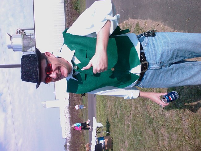 Lee Peek at Bark at Our Park for the Marathon County Humane Society (wizard of Oz theme) 2008
