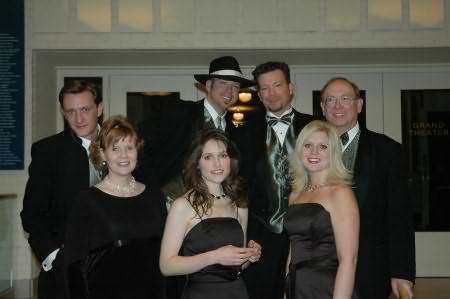 Lee Peek with the WDEZ Staff at the CMA Party in 2004