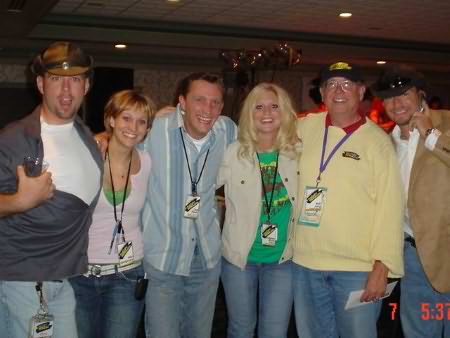 Lee Peek with the WDEZ team 2005