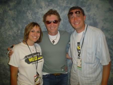 Lee Peek and Nikki Montgomery with Craig Morgan at the Wisconsin Valley Fair 2006