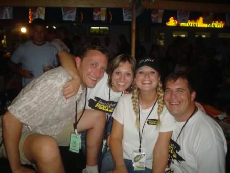 Lee Peek, Nikki, Vanessa and KJ 2006