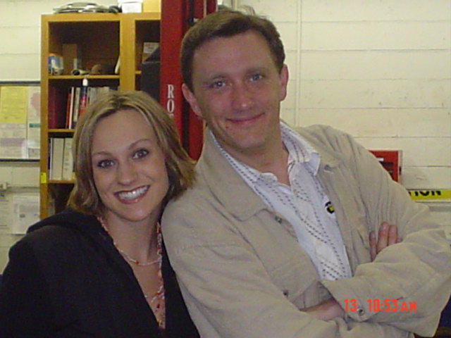 Lee Peek and Nikki Montgomery at Cash and Keys Car giveaway 2006