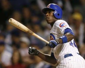 Chicago Cubs OF Alfonso Soriano REUTERS/John Gress