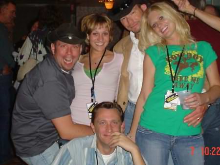 Lee Peek with WDEZ airstaff in 2005