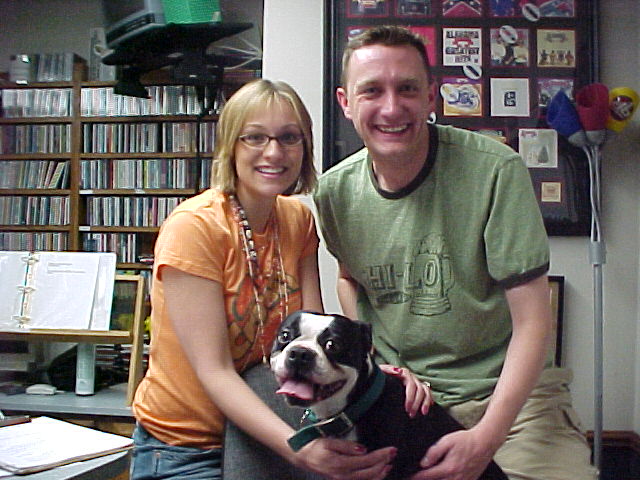 Lee Peek and Nikki Montgomery Companion of the Week the day Nikki met and fell in love with Kolby with a K in studio 2006