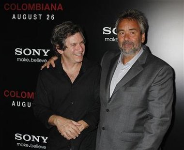 Writer Robert Kamen and writer and producer Luc Besson arrive at a special screening of the new film "Colombiana" in Los Angeles Writer Robert Kamen and writer and producer Luc Besson arrive at a special screening of the new film "Colombiana" in Los Angeles
