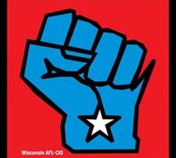 Wisconsin AFL-CIO labor solidarity graphic Wisconsin AFL-CIO labor solidarity graphic