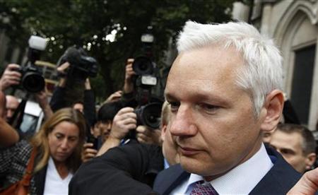 WikiLeaks founder Assange leaves the High Court in London WikiLeaks founder Assange leaves the High Court in London