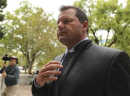 Former Major League Baseball pitcher Clemens arrives for a motion hearing in Washington Former Major League Baseball pitcher Clemens arrives for a motion hearing in Washington