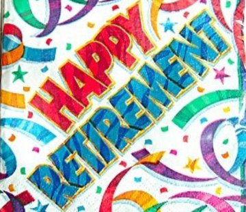 Happy Retirement graphic Happy Retirement graphic