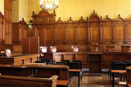 The courtroom which will be used for the trial of France's former President Jacques Chirac is seen in Paris The courtroom which will be used for the trial of France's former President Jacques Chirac is seen in Paris