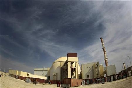 General view of Bushehr nuclear power plant, 1,200 km south of Tehran General view of Bushehr nuclear power plant, 1,200 km south of Tehran
