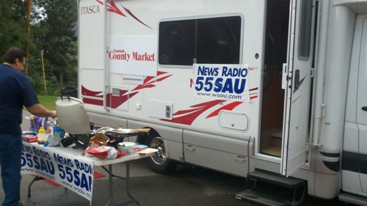 The WSAU Grillin With The King tailgate party for 09/02/2011