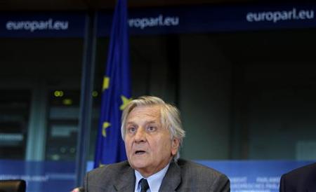 ECB President Trichet speaks during a debate on the current situation in the markets at the European Parliament's Economic and Monetary Affa ECB President Trichet speaks during a debate on the current situation in the markets at the European Parliament's Economic and Monetary Affa