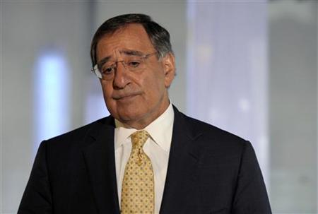 Defense Secretary Leon Panetta speaks to reporters after touring the National September 11 Memorial & Museum in New York Defense Secretary Leon Panetta speaks to reporters after touring the National September 11 Memorial & Museum in New York
