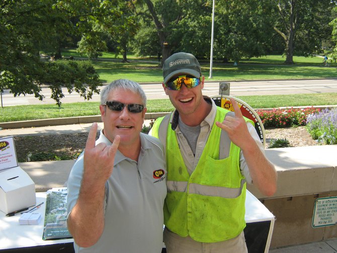 Q106 and MSUFCU welcomed back students for 2012 at the MSU Union, Go Green and Rock On!