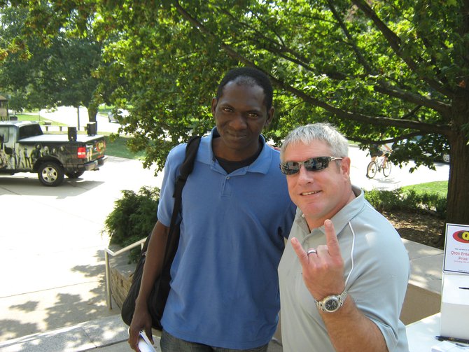 Q106 and MSUFCU welcomed back students for 2012 at the MSU Union, Go Green and Rock On!