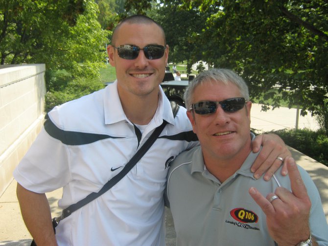 Q106 and MSUFCU welcomed back students for 2012 at the MSU Union, Go Green and Rock On!