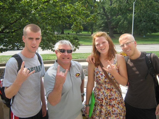 Q106 and MSUFCU welcomed back students for 2012 at the MSU Union, Go Green and Rock On!