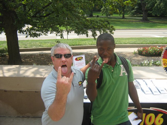 Q106 and MSUFCU welcomed back students for 2012 at the MSU Union, Go Green and Rock On!