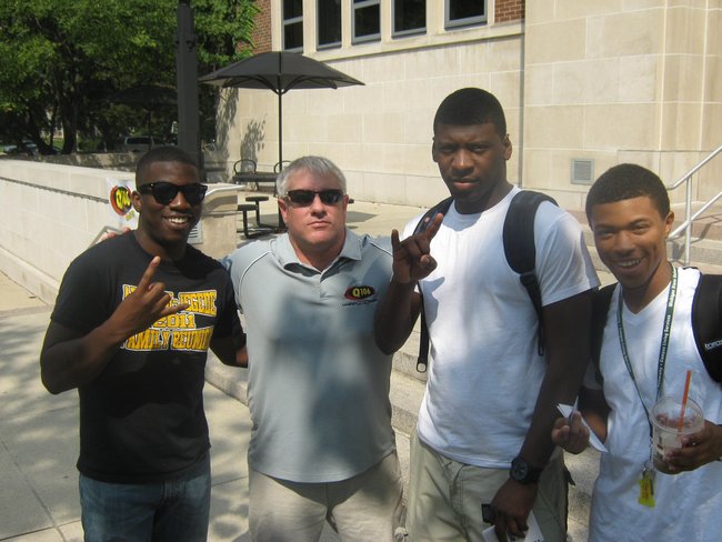 Q106 and MSUFCU welcomed back students for 2012 at the MSU Union, Go Green and Rock On!