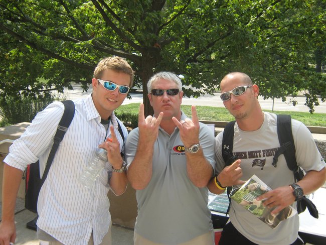 Q106 and MSUFCU welcomed back students for 2012 at the MSU Union, Go Green and Rock On!