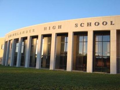 Rhinelander High School in Rhinelander, WI Rhinelander High School in Rhinelander, WI