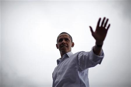 President Obama waves to supporters at a Labor Day event in Detroit President Obama waves to supporters at a Labor Day event in Detroit
