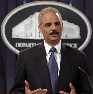 Eric Holder holds a news conference to deliver the results to date of the largest prosecution of an international criminal network organized Eric Holder holds a news conference to deliver the results to date of the largest prosecution of an international criminal network organized