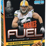 Clay Matthews Wheaties Box (courtesy of FOX 11). Clay Matthews Wheaties Box (courtesy of FOX 11).