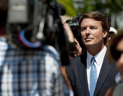 Former U.S. Democratic presidential hopeful Edwards departs the U.S. District Court after pleading not guilty to six federal charges in Wins Former U.S. Democratic presidential hopeful Edwards departs the U.S. District Court after pleading not guilty to six federal charges in Wins